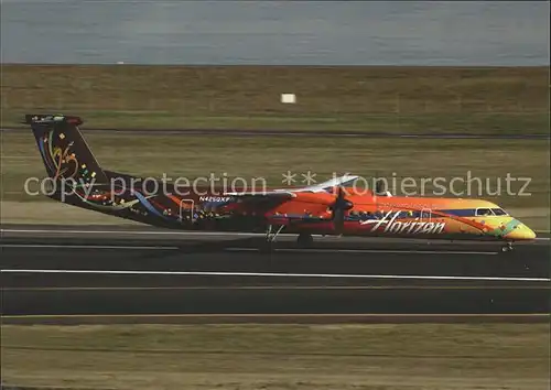 Flugzeuge Zivil Horizon Airlines 25th Anniversary cs DHC 8 401Q Dash 8 N425QX c n 4039 Kat. Flug