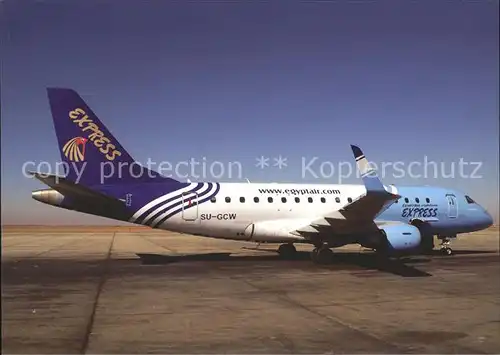 Flugzeuge Zivil Egypt Air Express Embraer ERJ 170 100LR SU GCW c n  Kat. Flug