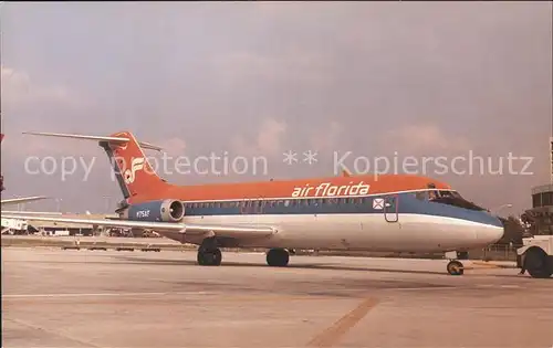Flugzeuge Zivil Air Florida DC 9 Kat. Flug