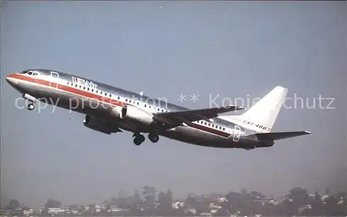 Flugzeuge Zivil USAir B 737 400  Kat. Flug