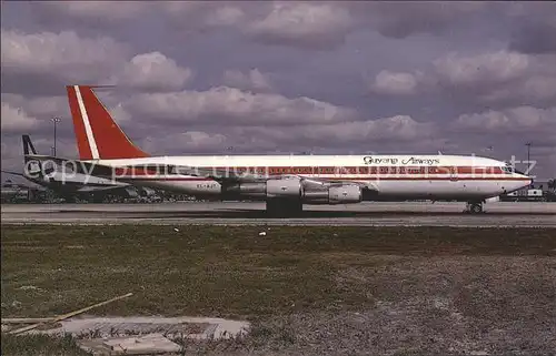 Flugzeuge Zivil Boeing 707 344B c n 18891 EL AJT Guyana Airways  Kat. Flug