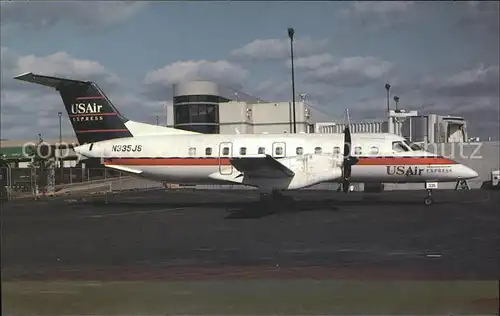 Flugzeuge Zivil USAir Express Embraer 120RT Brasilia N335JS MSN 120059 Kat. Flug