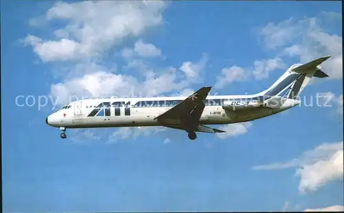 Flugzeuge Zivil Mc Donnell Douglas DC 9 32  Kat. Flug