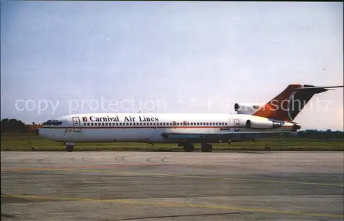 Flugzeuge Zivil Carnival Air Lines Boeing 727 200 Advanced  Kat. Flug