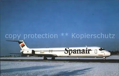 Flugzeuge Zivil Spanair Mc Donell Douglas MD 83 Kat. Flug