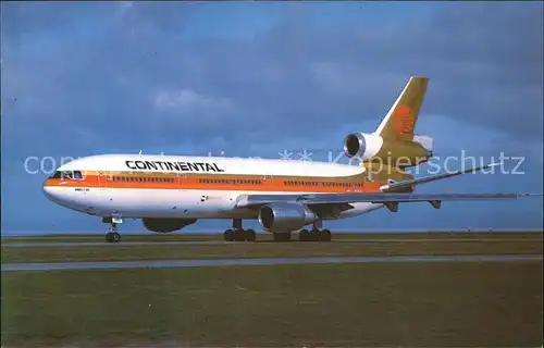 Flugzeuge Zivil Continental Mc Donell Douglas DC 10 30 Kat. Flug