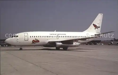 Flugzeuge Zivil Viscount Air Service Boeing B 737 247 N4520W MSN 19617 Kat. Flug