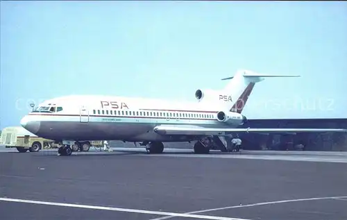 Flugzeuge Zivil Pacific Southwest Airlines Boeing 727 Kat. Flug