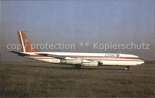 Flugzeuge Zivil Cargo Moravia Airlines Boeing 707 EL AJT  Kat. Flug