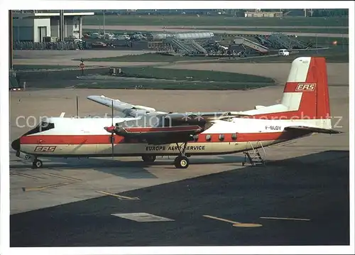 Flugzeuge Zivil Europe Aero Service Handley Page Herald 210 F BLOY cn 173 Kat. Flug