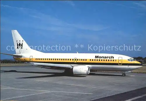 Flugzeuge Zivil Monarch Airlines Boeing 737 300 G MONG  Kat. Flug