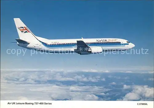 Flugzeuge Zivil Air Uk Leisure Boeing 737 400 Series  Kat. Flug