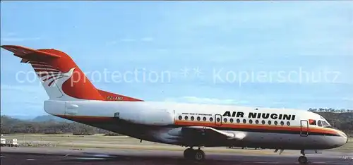 Flugzeuge Zivil Air Niugini Fokker F 28 1000 P2 ANU c n 11041  Kat. Flug