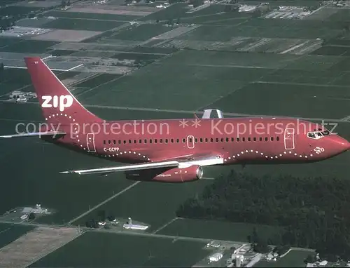 Flugzeuge Zivil ZIP Boeing B737 200 C GCPP Kat. Flug