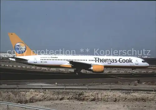 Flugzeuge Zivil Thomas Cook Boeing B757 200 D ABNI Kat. Flug