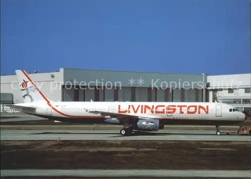 Flugzeuge Zivil Livingston A321 232 D AVZK c n 1970 Kat. Flug