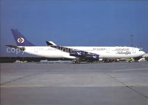 Flugzeuge Zivil Khalifa Airways Air Algerie Airbus 340 313 7T VKL  Kat. Flug