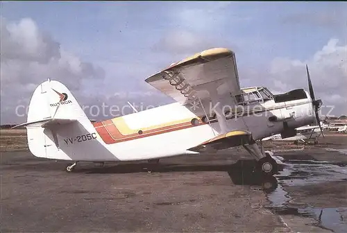 Flugzeuge Zivil Rutaca PZL Mielec Antonov An 2 YV 205C  Kat. Flug