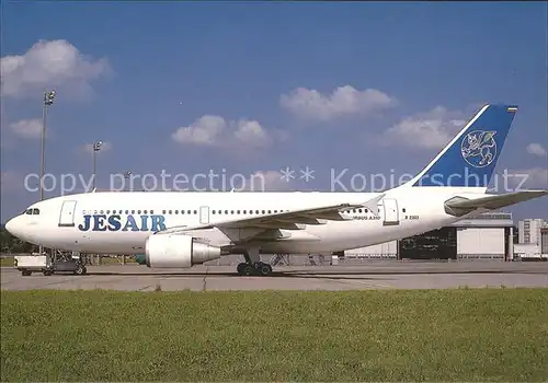 Flugzeuge Zivil JESAir Airbus A310 222 B 2303 c n N419 Kat. Flug