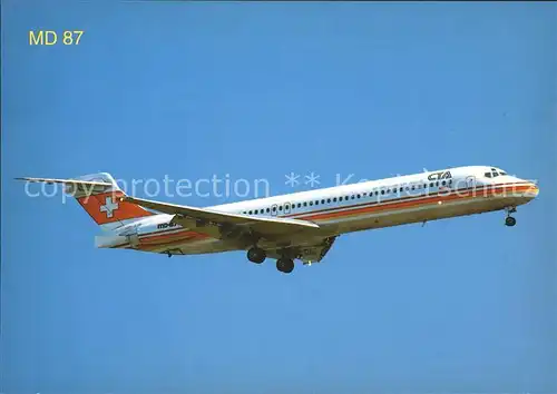 Flugzeuge Zivil McDonnell Douglas MD 87 CTA / Flug /