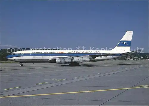 Flugzeuge Zivil Kuwait Airways Cargo Boeing 707 331C OD AGS c n 19214 626 Kat. Flug