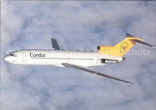 Flugzeuge Zivil Condor Europa Jet Boeing 727 200  Kat. Flug