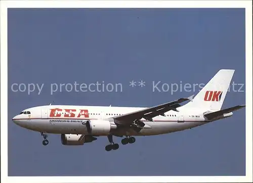 Flugzeuge Zivil Ceskoslovenske Aerolinie CSA Airbus A 310 304 OK WAA c n 564 Kat. Flug