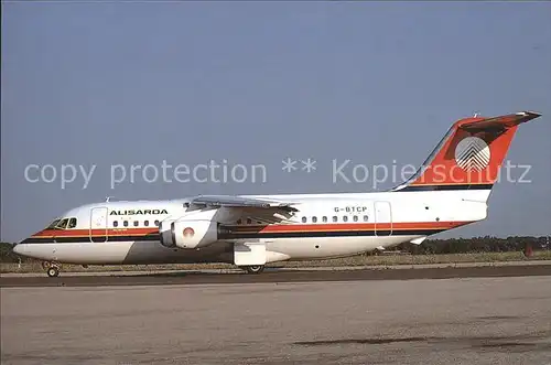 Flugzeuge Zivil BAe 146 200 Alisarda G BTCP c n 2178 Kat. Flug