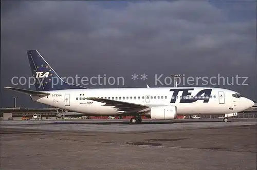 Flugzeuge Zivil Boeing 737 3M8 TEA Italia I TEAA c n 24020 1614 Kat. Flug