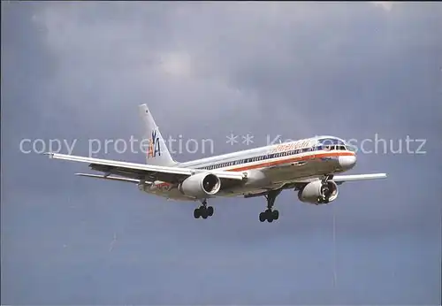 Flugzeuge Zivil American Airlines Boeing 757 Kat. Flug