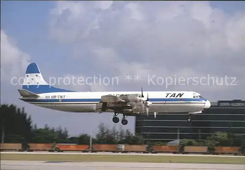 Flugzeuge Zivil Tan Honduras Lockheed 188 Electra HR TNT  Kat. Flug