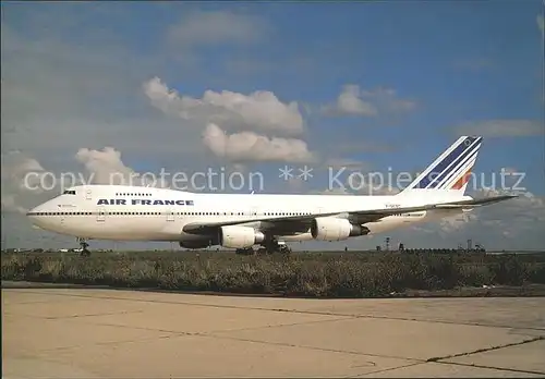 Flugzeuge Zivil Air France Boeing 747 200 F GCBD  Kat. Flug