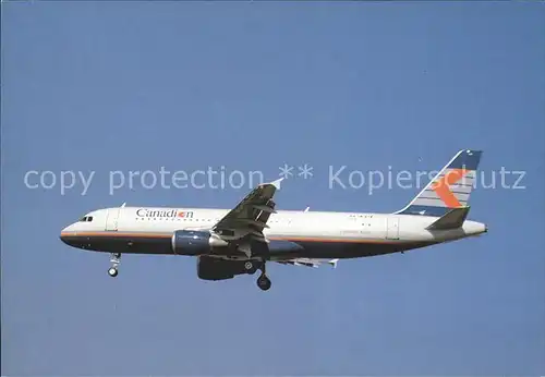 Flugzeuge Zivil Canadien Airbus A 320 F WWIM Kat. Flug