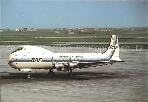 Flugzeuge Zivil British Air Ferries Carvair G ASHZ Kat. Flug