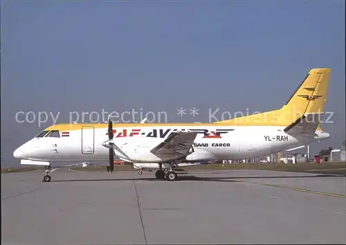 Flugzeuge Zivil Raf Avia Saab 340A YL RAH c n 340A 081 Kat. Flug