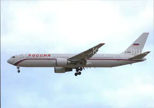 Flugzeuge Zivil Rossija B 767 3Q8ER EI DZH c n 29390 Kat. Flug