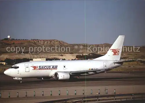Flugzeuge Zivil Saicus Air B 737 301 EC KDJ c n 23743 Kat. Flug