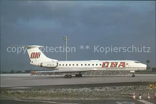 Flugzeuge Zivil CSA TU 134 A OK EFJ C N  Kat. Flug