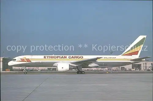 Flugzeuge Zivil Ethiopian Cargo Boeing 757 200 PF ET AJS C N 25014 Kat. Flug