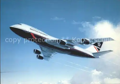 Flugzeuge Zivil British Airways Boeing 747 200 Kat. Flug