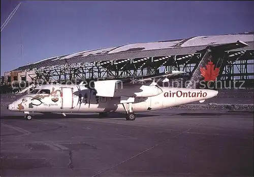 Flugzeuge Zivil Air Ontario Air Canada Connector De Havilland of Canada DHC 8 102 C GONJ c n 95 Kat. Flug