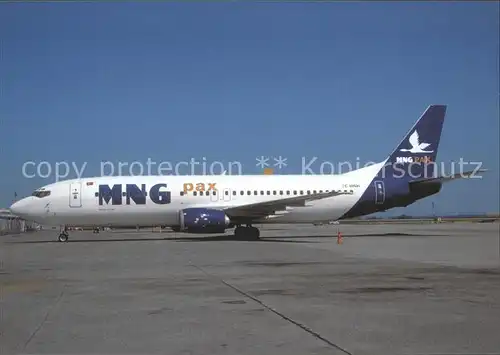 Flugzeuge Zivil MNG PAX B 737 448 TC MNH c n 24773 Kat. Flug