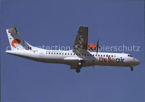 Flugzeuge Zivil Belle Air ATR 72 500 F WWEH c n 879 Kat. Flug