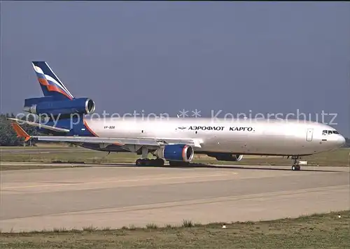 Flugzeuge Zivil Aeroflot Cargo MD 11 F VP BDR Cn 48503 528 Kat. Flug