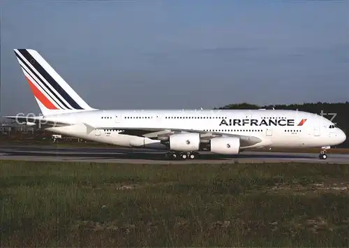 Flugzeuge Zivil Air France Airbus A380 861 F WWSB Cn033 Kat. Flug