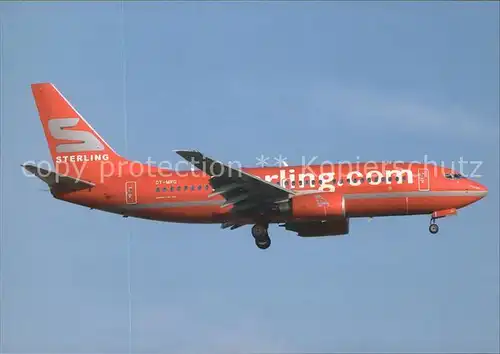 Flugzeuge Zivil Sterling Airlines B 737 7L9 OY MRG c n 28010 Kat. Flug