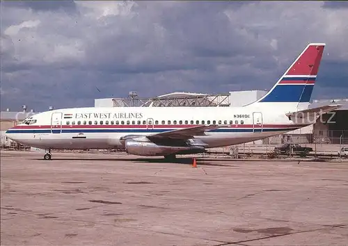 Flugzeuge Zivil East West Airlines Boeing B737 2S3 N368DE c n 22279 Kat. Flug