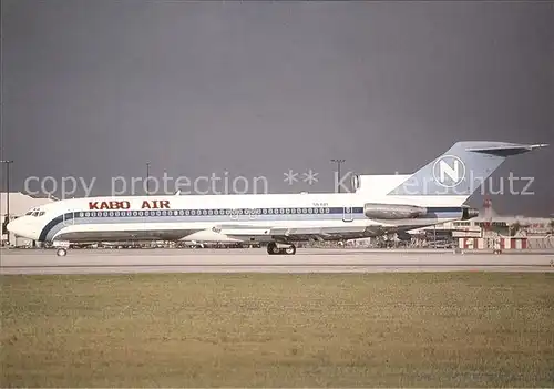 Flugzeuge Zivil Kabo Air Boeing B727 225 5N KBY c n 20442 Kat. Flug