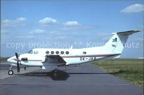 Flugzeuge Zivil Beechcraft Super King Air B200 OK JKB c n BB 501 Kat. Flug