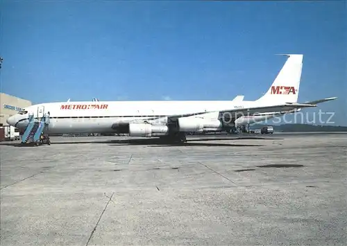Flugzeuge Zivil Metro Air Cargo Boeing 707 3C N 523SJ  Kat. Flug